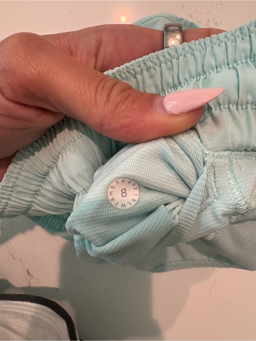 lululemon athletica Light Blue Athletic Shorts - Picture 2 of 3